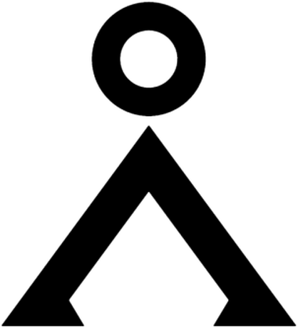 Nadruk Earth Symbol - Przód