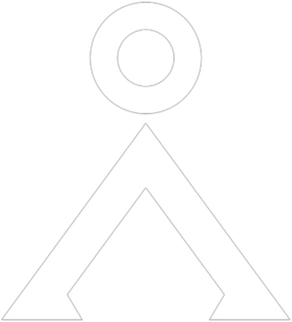 Nadruk Earth Symbol - Przód