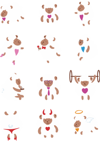 Nadruk sheeps - Przód