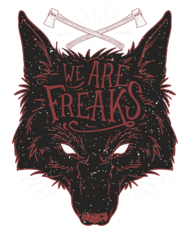 Nadruk We are freaks - Przód