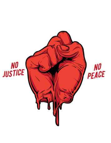 Nadruk Black Lives Matters - Przód