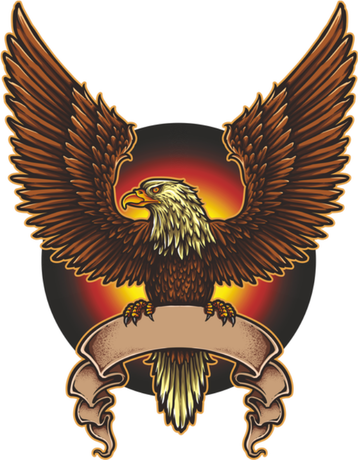 Nadruk Eagle Of Freedom - Przód