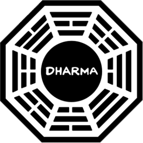 Nadruk Dharma Logo - Przód