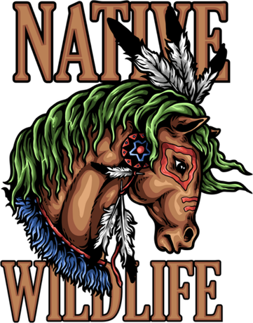 Nadruk Native Wildlife - Przód