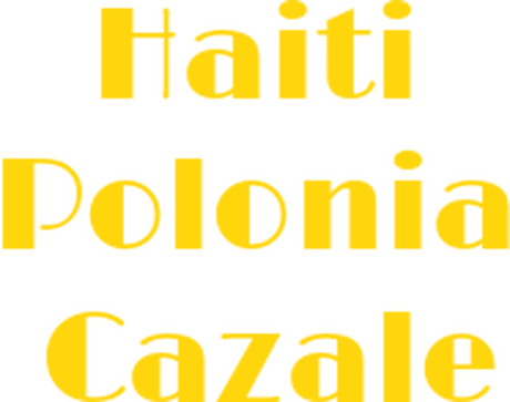 Nadruk Haiti Polonia Cazale - Przód