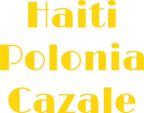 Nadruk Haiti Polonia Cazale - Tył