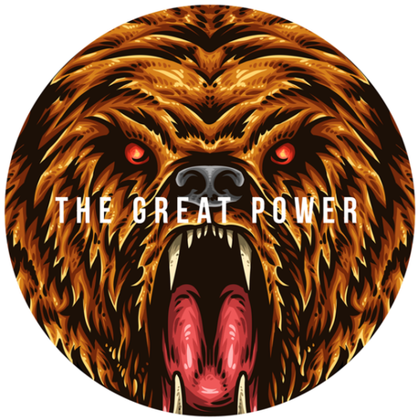 Nadruk The Great Power Of Bear - Przód