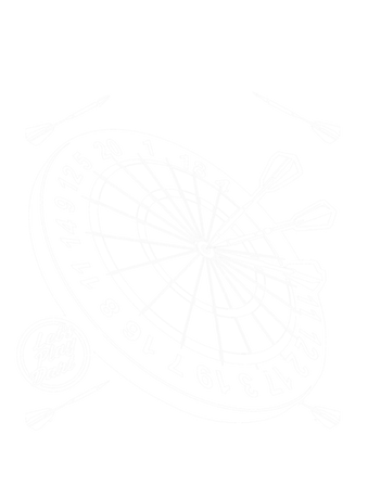 Nadruk Born To Play Dart - Przód