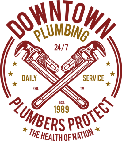 Nadruk Downtown Plumbing - Przód