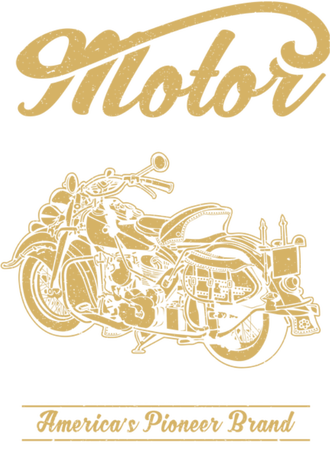 Nadruk Native Motorcycle - Przód