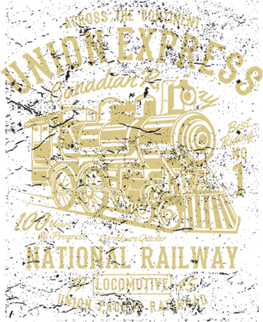 Nadruk Union Express - Przód