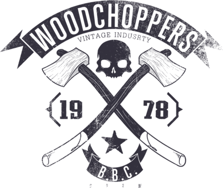 Nadruk Woodchoppers - Przód