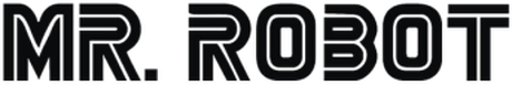 Nadruk Mr. Robot Logo - Przód