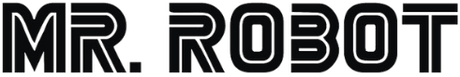 Nadruk Mr. Robot Logo - Przód