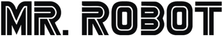 Nadruk Mr. Robot Logo - Przód