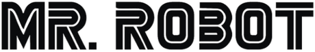 Nadruk Mr. Robot Logo - Przód