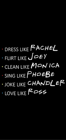 Nadruk Rachel & Joey & Monica & Phoebe & Chandler & Ross - Przód