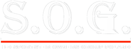Nadruk Pierwsze oficjalne logo S.O.G. - Przód