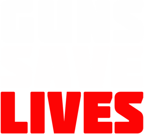 Nadruk guns save lives - Przód