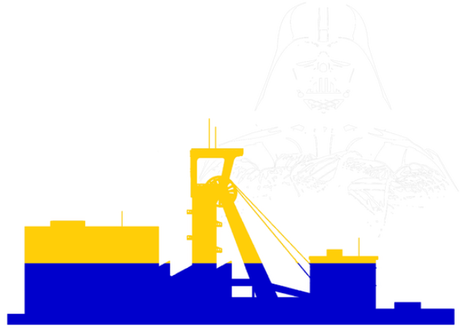 Nadruk Czorno zajta mocy. na grubie #2 - Przód