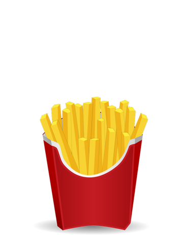 Nadruk ZJADBYM FRYTKI - Przód