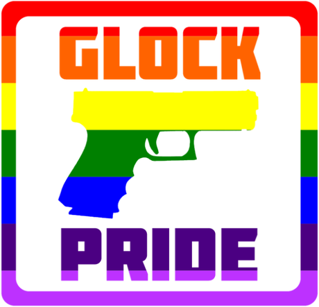 Nadruk Glock pride - Przód