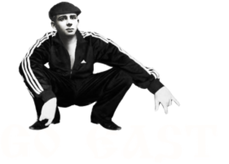 Nadruk slav squat- go east - Przód