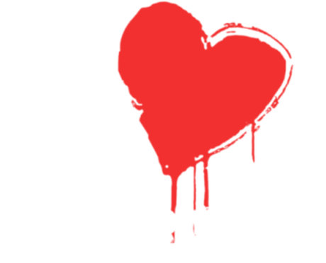 Nadruk I Love Stark - Przód