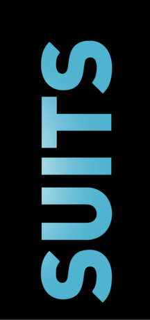 Nadruk Suits Logo - Przód