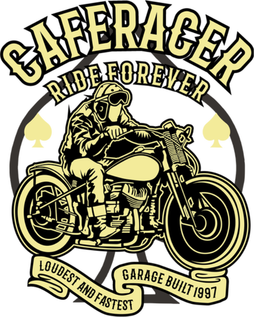 Nadruk CAFERACER - Przód