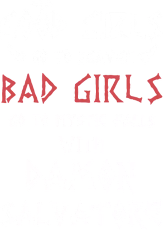 Nadruk Bad Girls Go to Mystic Falls with Damon - Przód