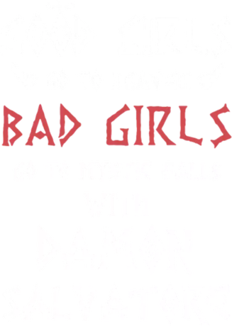 Nadruk Bad Girls Go to Mystic Falls with Damon - Przód