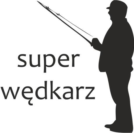 Nadruk Super wędkarz - Przód