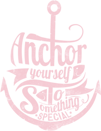 Nadruk Anchor yourself - Przód