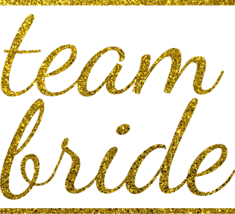 Nadruk team bride - Przód