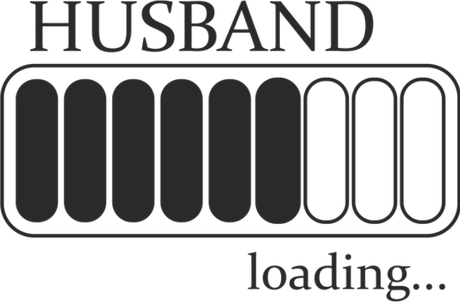 Nadruk husband loading - Przód