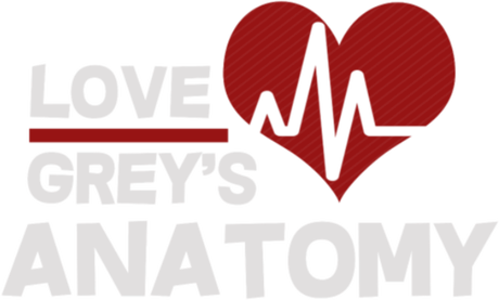 Nadruk Love Grey's Anatomy - Przód