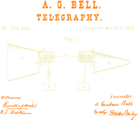 Nadruk Bell (burgund) - Przód