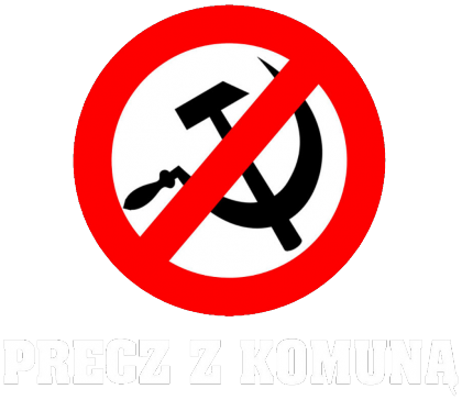 Nadruk precz z komuna - Przód