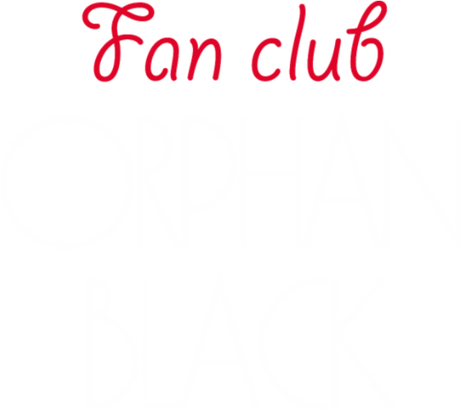 Nadruk Fan Club Orphan Black - Przód