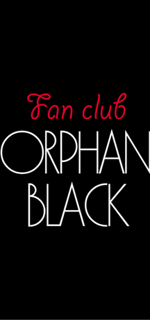 Nadruk Fan Club Orphan Black - Przód
