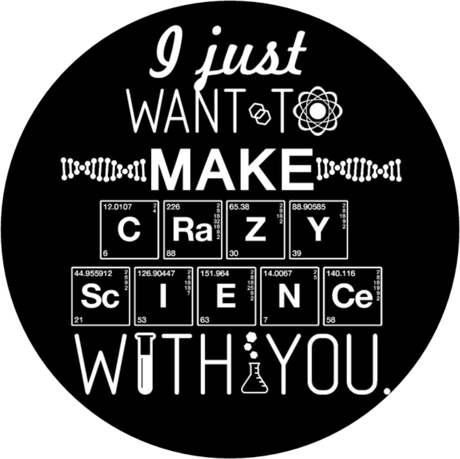 Nadruk Crazy Science With You - Przód