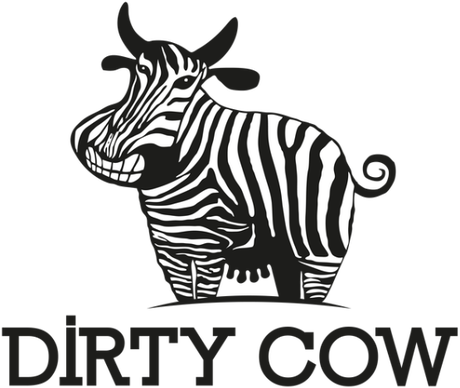 Nadruk Dirty cow - Przód