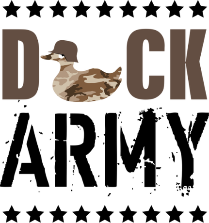 Nadruk Duck Army - Przód