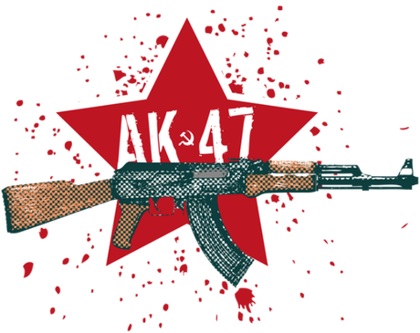 Nadruk AK47 - Przód