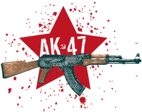Nadruk AK47 - Tył