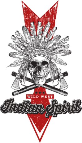 Nadruk Indian spirit - Tył