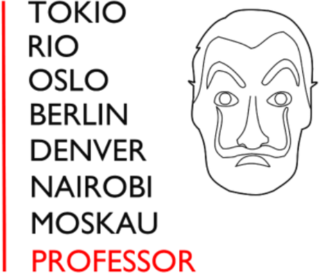 Nadruk El Professor Team - Przód