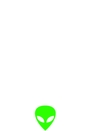 Nadruk We Are Not Alone - Przód