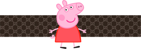 Nadruk peppa - Przód